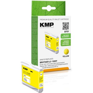 KMP 1035,4009 - Tintenpatrone, gelb, ersetzt Brother LC1000Y