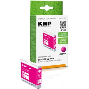 KMP 1060,4006 - Tintenpatrone, magenta, ersetzt Brother LC970M