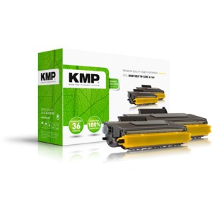 KMP 1255,HC21 - Tonerkartuschen Doppelpack, schwarz, ersetzen Brother TN3280