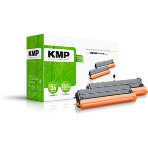KMP 1265,0021 - Tonerkartuschen Doppelpack, schwarz, ersetzen Brother TN421BK