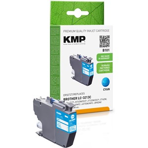 KMP 1540,4003 - Tintenpatrone, cyan, ersetzt Brother LC3213C