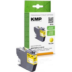 KMP 1540,4009 - Tintenpatrone, gelb, ersetzt Brother LC3213Y