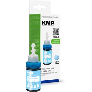 KMP 1639,0043 - Nachfülltinte, hellcyan, ersetzt Epson T6735 (C13T67354A)