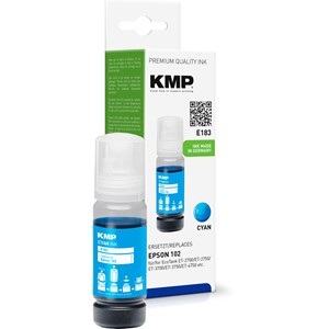 KMP 1642,0003 - Nachfülltinte, cyan, ersetzt Epson 102 (C13T03R240)