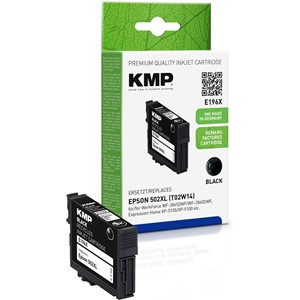KMP 1646,4001 - Tintenpatrone, schwarz, ersetzt Epson 502XL (C13T02W14010)