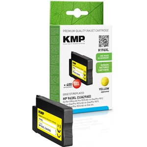 KMP 1766,4009 - Tintenpatrone, gelb, ersetzt HP 963XL (3JA29AE)