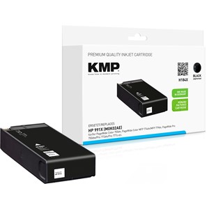 KMP 1767,4001 - Tintenpatrone, schwarz, ersetzt HP 991X (M0K02AE)