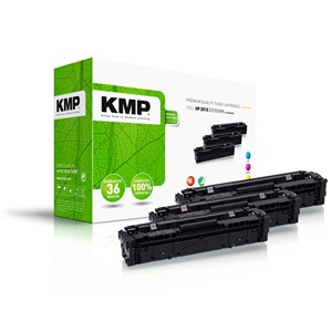 KMP 2536,3030 - Tonerkartuschen Multipack, cyan, magenta, gelb, ersetzen HP 201X (CF401X, CF403X, CF402X)