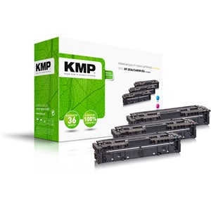KMP 2549,0030 - Tonerkartuschen Multipack, cyan, magenta, gelb, ersetzen HP 203A (CF541A, CF543A, CF542A)