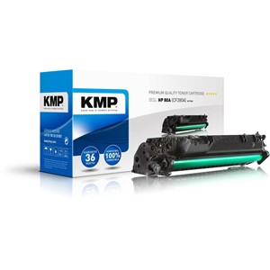 KMP 1235,6000 - Tonerkassette, schwarz, kompatibel zu HP 80A (CF280A)