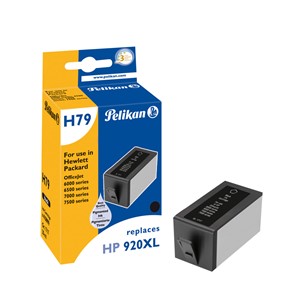 Pelikan 4108999 - H79 Tintenpatrone, schwarz, ersetzt HP 920XL (CD975AE)