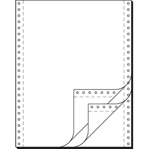 Sigel 32243 - DIN-Computerpapier, 305 mm (12") x 240 mm (A4 h), LP, dreifach
