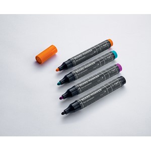 SIGEL BA011 - Board-Marker - schwarz, türkis, magenta, orange - Rundspitze 2-3 mm