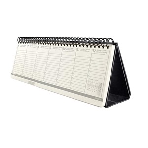 Sigel C2080 - Tischkalender CONCEPTUM® 2020 (D/GB/F/NL), Hardcover, black, large