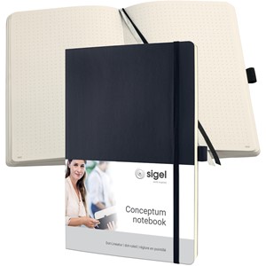 Sigel CO308 - Notizbuch CONCEPTUM®, schwarz, ca. A4