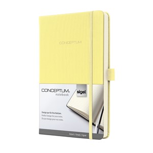 Sigel CO622 - Notizbuch CONCEPTUM®, Smooth Yellow, liniert, ca. A5