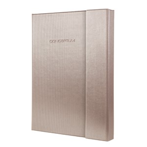 Sigel CO628 - Notizbuch CONCEPTUM® Design Glam, Rose Gold metallic, liniert, ca. A5