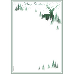 SIGEL DP284 - Weihnachts-Motiv-Papier, Christmas Forest