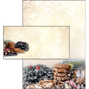 SIGEL DP304Set - Weihnachts-Motiv-Papier Set, Winter Smell