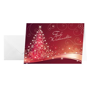 Sigel DS019 - Weihnachts-Karten (inkl. Umschläge), Christmas Swing