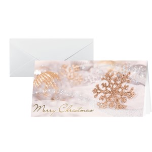Sigel DS055 - Weihnachts-Karten (inkl. Umschläge), Winter Passion, DIN lang (2/3 A4), 10+10 Stück