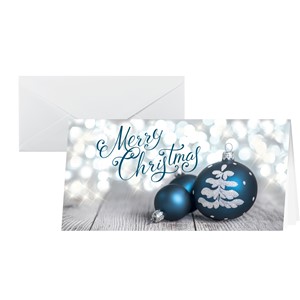 Sigel DS058 - Weihnachts-Karten (inkl. Umschläge), Delightful Christmas, DIN lang (2/3 A4), 25+25 Stück