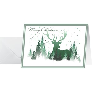 SIGEL DS063 - Weihnachts-Karten (inkl. Umschläge), Christmas Forest