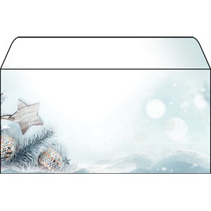 SIGEL DU312 - Weihnachts-Umschlag, Snow Star