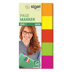 Sigel HN650 - Haftmarker Neon 5 Farben