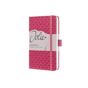 Sigel JN104 - Notizbuch Jolie®, fuchsia pink, liniert, ca. A6