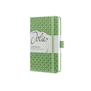 Sigel JN112 - Notizbuch Jolie®, Hardcover, spring green, liniert, ca. A6