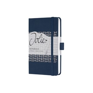 Sigel JN204 - Notizbuch Jolie®, Hardcover, midnight blue, liniert, ca. A6