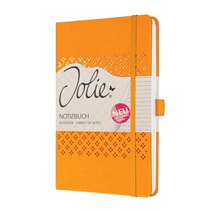 SIGEL JN211 - Notizbuch Jolie, Hardcover, mango orange, liniert, ca. A5