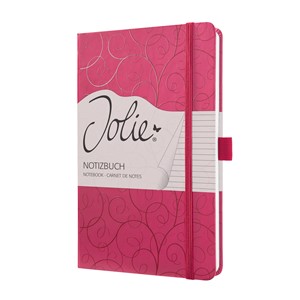 Sigel JN315 - Notizbuch Jolie®, Hardcover, Purple Elegance, liniert, ca. A5
