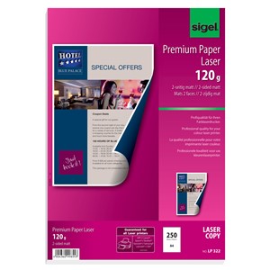 Sigel LP322 - Farblaser Papier A4, 2-seitig, 120g