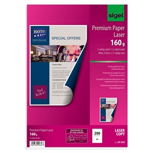 Sigel LP324 - Farblaser Papier A4, 2-seitig, 160g