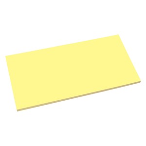 Sigel MU133 - Static Notes, gelb, 100x200 mm, 1 Block à 100 Blatt