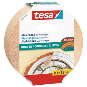 tesa 56534-00001 - ® Malerabdeckband KURVEN, beige