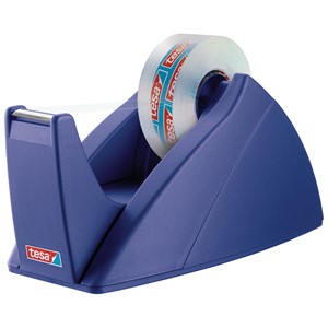 tesa 57421-00002 - Easy Cut® Tischabroller, leer, royalblau