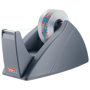 tesa 57421-00003 - Easy Cut® Tischabroller, leer, silbergrau