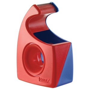 tesa 57443-00001 - Easy Cut® Handabroller, leer, rot-blau