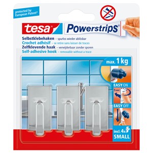 tesa® Klebehaken für transparente Oberflächen und Glas (0,2kg) - tesa