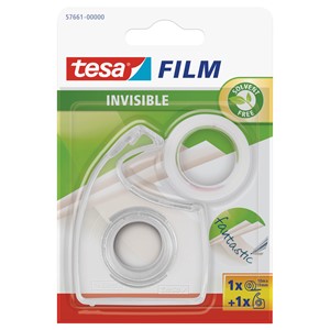 tesa 57661-00000 - film® matt-unsichtbar, 10 m x 19 mm + Handabroller