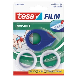 tesa 57857-00000 - film® matt-unsichtbar, 10 m x 19 mm + Handabroller