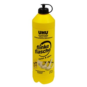 UHU 46320 - Alleskleber flinke flasche Nachfüllflasche, 760 g