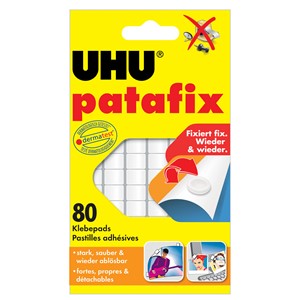 UHU 48810 - patafix Original Klebepads, 80 Stück