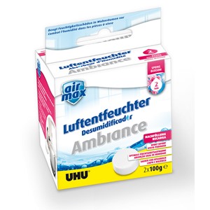 UHU 50340 - airmax Luftentfeuchter Ambiance Tabs, Spring Blossom, 2x 100g