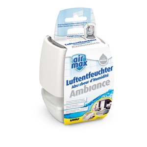 UHU 50595 - airmax Luftentfeuchter Ambiance, Originalpackung 100 g, weiß